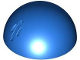 Part No: 7343  Name: Cylinder Hemisphere 5 x 5 with 2 Axle Holes