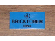 Part No: 87079pb0013  Name: Tile 2 x 4 with Black '4' in Circle and 'BRICKTOBER 1984' Pattern