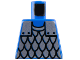 Part No: 973p41  Name: Torso Castle Silver Scale Mail Armor Pattern