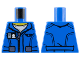Part No: 973pb2034  Name: Torso Flight Suit Jacket with Zipper and Minifigure ID Badge Pattern