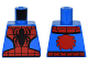 Part No: 973pb2280  Name: Torso Spider-Man Costume 6 Black Webs and Large Spiders Pattern