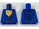 Part No: 973pb2752  Name: Torso Nexo Knights Armor with Blue Circuitry, Dark Blue Center Panel, Falcon Symbol on Pentagonal Shield Pattern