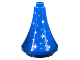 Part No: 98237pb01  Name: Duplo Roof Spire 3 x 3 x 3 (Tapered Cone) with Silver Sparkles and Dots Pattern