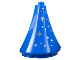 Part No: 98238pb01  Name: Duplo Roof Spire Half 4.5 x 2 x 4 with Silver Sparkles and Dots Pattern