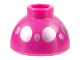Part No: 20952pb05  Name: Brick, Round 1 1/2 x 1 1/2 x 2/3 Dome Top with Metallic Pink Spots Pattern