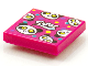 Part No: 3068pb1536  Name: Tile 2 x 2 with BeatBit Album Cover - Pandas and Polka Dots Pattern