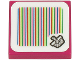 Part No: 3068pb2313  Name: Tile 2 x 2 with Super Mario Scanner Code Shopping Basket Pattern (Sticker) - Set 71429
