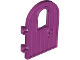 Part No: 64390  Name: Door 1 x 4 x 6 Round Top with Window and Keyhole, Reinforced Edge