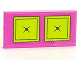 Part No: 87079pb0684  Name: Tile 2 x 4 with Lime Cushions Pattern (Sticker) - Set 41323