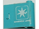 Part No: 3188pb01  Name: Door 1 x 3 x 2 Right with White Maersk Line Logo Pattern (Sticker) - Set 1552-1
