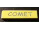 Part No: 2431pb0117  Name: Tile 1 x 4 with 'COMET' Pattern (Sticker) - Set 5941