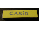 Part No: 2431pb0118  Name: Tile 1 x 4 with 'CASiR' Pattern (Sticker) - Set 5941
