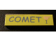 Part No: 2431pb0119  Name: Tile 1 x 4 with 'COMET' and '1' Pattern (Sticker) - Set 5941