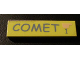 Part No: 2431pb119  Name: Tile 1 x 4 with 'COMET' and '1' Pattern (Sticker) - Set 5941