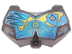 Part No: 98603pb014  Name: Large Figure Chest Armor Small with Dark Azure and Yellow Pattern (Gali)