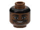 Part No: 3626pb0135  Name: Minifigure, Head NBA Ray Allen Pattern