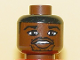Part No: 3626pb0151  Name: Minifigure, Head NBA Jalen Rose Pattern