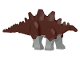 Part No: stego01  Name: Dinosaur Stegosaurus with Light Gray Legs