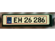 Part No: 2431pb0672  Name: Tile 1 x 4 with 'EH 26 286' on White Background Pattern (Sticker) - Set 10242