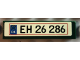 Part No: 2431pb672  Name: Tile 1 x 4 with 'EH 26 286' on White Background Pattern (Sticker) - Set 10242