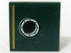 Part No: 3068pb0668  Name: Tile 2 x 2 with Gold Stripe and Porthole Pattern Model Left Side, Left Panel (Sticker) - Set 10194