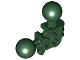 Part No: 47300  Name: Bionicle Ball Joint 3 x 3 x 2 90 degrees with 2 Ball Joint and Axle Hole