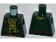 Part No: 973pb1389  Name: Torso Vest with Checkered Bandana and Ammunition Belt Pattern
