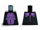 Part No: 973pb2071  Name: Torso Medium Lavender Bare Chest, Stomach and Upper Back Pattern (Swamp Monster)