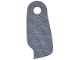 Part No: 111947  Name: Minifigure Cape Cloth, Narrow with Asymmetrical Edge and Single Top Hole - Spongy Stretchable Fabric