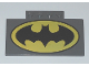 Part No: 15625pb001  Name: Slope, Curved 5 x 8 x 2/3 with 4 Studs with Batman Logo Pattern