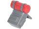 Part No: 26073pb02  Name: Minifigure Backpack with Molded Red Bedroll Pattern