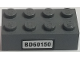 Part No: 3001pb146  Name: Brick 2 x 4 with 'BD60150' Pattern (Sticker) - Set 60150