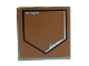 Part No: 3068pb0665  Name: Tile 2 x 2 with Black Pentagon and Paint Scratches Pattern (Sticker) - Set 6210