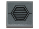 Part No: 3068pb1268  Name: Tile 2 x 2 with SW AT-ST Hexagon Vents on Dark Bluish Gray Background Pattern (Sticker) - Set 75254