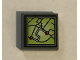 Part No: 3068pb1326  Name: Tile 2 x 2 with Lime GPS Map Screen with 2 Red Dots Pattern (Sticker) - Set 60139