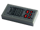 Part No: 3069pb1130  Name: Tile 1 x 2 with Control Panel with Keypad and Red Buttons Pattern (Sticker) - Set 76240