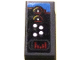 Part No: 3069pb1201L  Name: Tile 1 x 2 with Control Panel with Gauges, White Buttons and Red Bar Chart Pattern Model Left Side (Sticker) - Set 70916