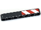 Part No: 32524pb055L  Name: Technic, Liftarm Thick 1 x 7 with Red and White Danger Stripes Pattern Model Left Side (Sticker) - Set 42009