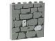 Part No: 3754pb07  Name: Brick 1 x 6 x 5 with Stone Wall Pattern