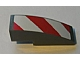 Part No: 50950pb009R  Name: Slope, Curved 3 x 1 with Red and White Danger Stripes Pattern Model Right Side (Sticker) - Sets 7208 / 7630 / 7633 / 7936