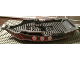 Part No: 54856  Name: Duplo Boat Hull 14 x 31 Top Section with Red Trim and White Skulls