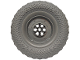 Part No: 84772c01  Name: Wheel 62.3mm D. x 20.3mm Technic with Dark Bluish Gray Tire 100.6 x 28 (84772 / 4456)