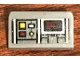 Part No: 85984pb215  Name: Slope 30 1 x 2 x 2/3 with SW Control Panel with Screen, Red, White and Yellow Square Buttons Pattern (Sticker) - Set 75158