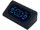 Part No: 85984pb457  Name: Slope 30 1 x 2 x 2/3 with Dark Blue and Medium Azure Control Panel Screen Pattern (Sticker) - Set 71833