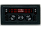 Part No: 85984pb493  Name: Slope 30 1 x 2 x 2/3 with Control Panel with Red Screen, White Lines, Buttons and Dials Pattern (Sticker) - Set 76294