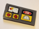 Part No: 87079pb0550  Name: Tile 2 x 4 with Gauge, Red Controls, 'STOP' and White Construction Helmet Pattern (Sticker) - Set 60125