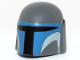 Part No: 87610pb02  Name: Minifigure, Headgear Helmet with Holes, SW Mandalorian with Blue and White Pattern