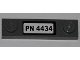Part No: 92593pb005  Name: Plate, Modified 1 x 4 with 2 Studs without Groove with 'PN 4434' Pattern (Sticker) - Set 4434