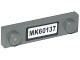 Part No: 92593pb032  Name: Plate, Modified 1 x 4 with 2 Studs without Groove with 'MK60137' Pattern (Sticker) - Set 60137
