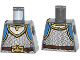 Part No: 973pb1510  Name: Torso Castle King's Knight Scale Mail, Crown Belt Pattern